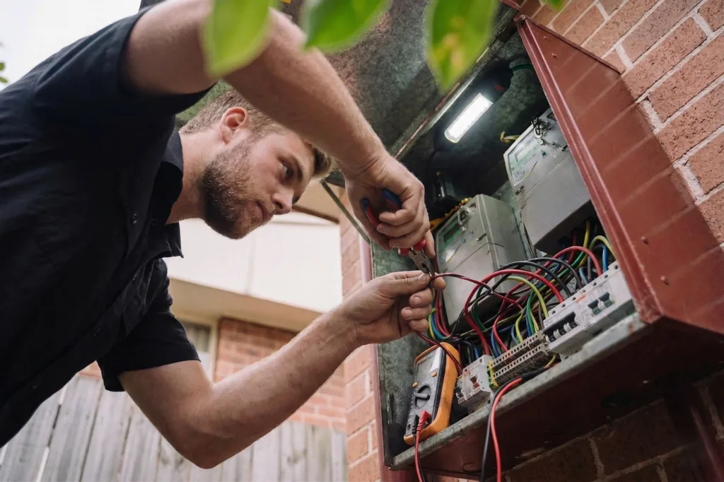 Frenchs Forest electrician performing electrical work